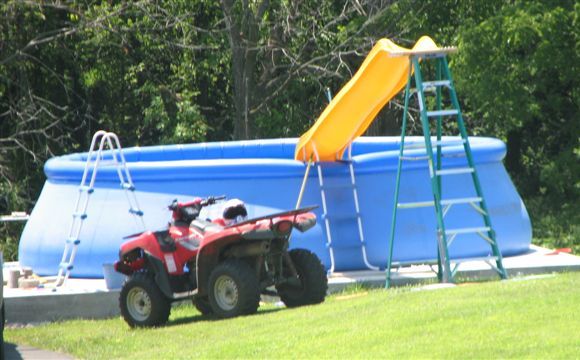 redneck waterslide